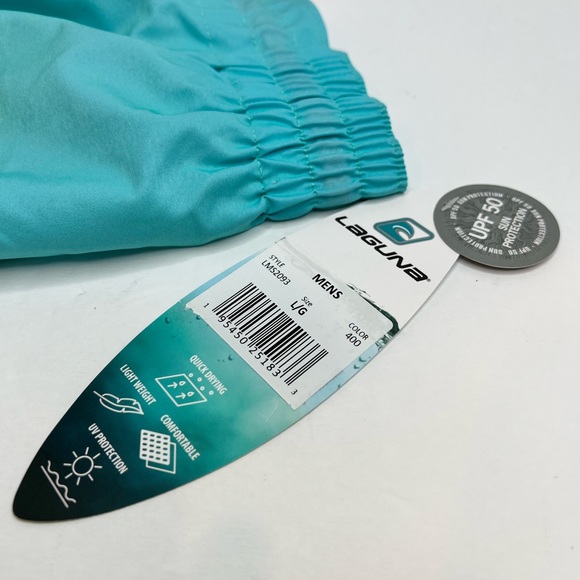 LAGUNA COASTAL FIT ABOVE THE KNEE BATHING SUIT, MULTI COLORS, SIZE LARGE - Picture 16 of 16